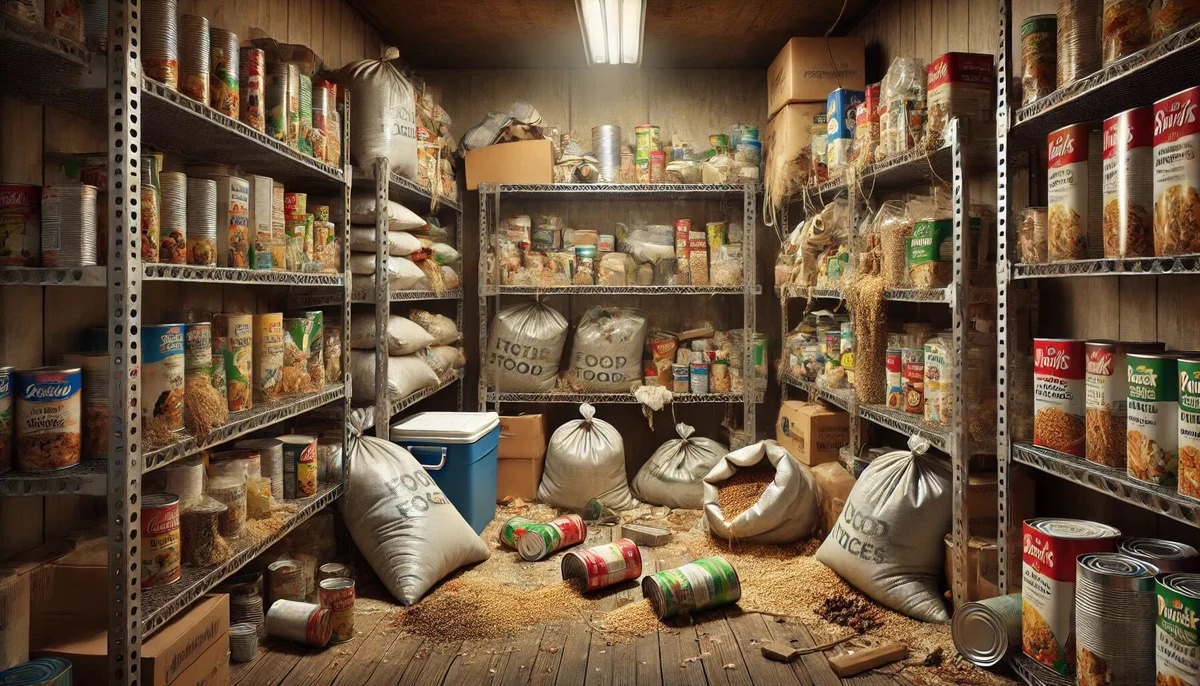 Common food storage mistakes with emergency supplies